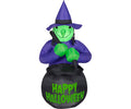 Airblown Witch With Caldron