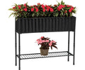 Planter 35" Solera With Tin Liner Black