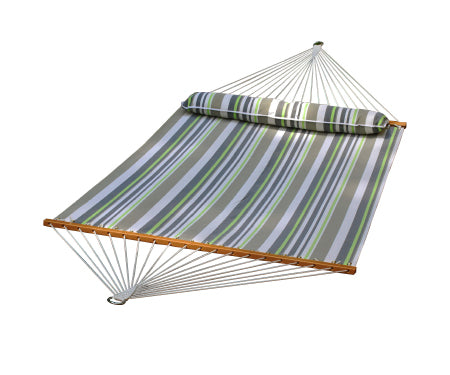 Hammock 13 Ft Green & Grey Stripe