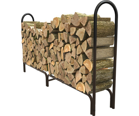 Log Rack 8' Deluxe W/cover