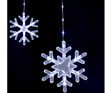 Light 12' Icicle Snowflake CWh