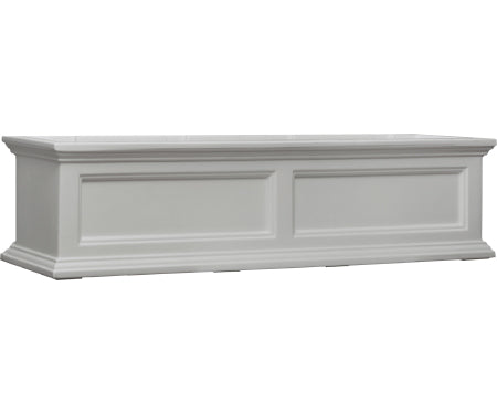 4' Fairfield Window Box White White