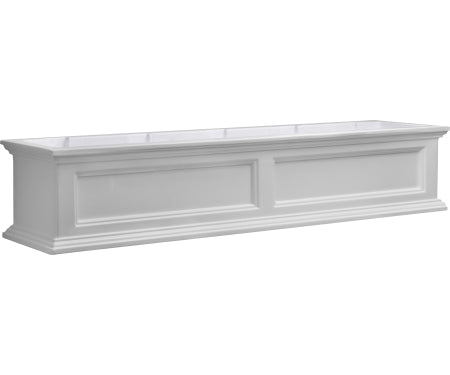 5' Fairfield Window Box White White
