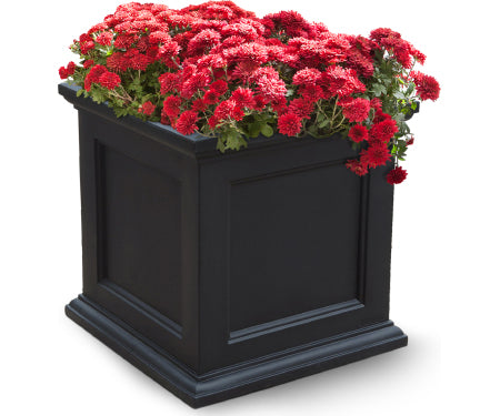 20x20 Fairfield Planter Black Black