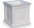 20x20 Fairfield Planter White White