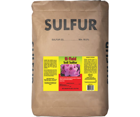 Soil Sulphur 50# Bag 1ea
