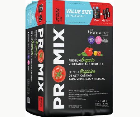 Pro-Mix Org Veg & Herb 2cf Ea Sold In Eaches=Whse Only Item