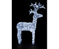LED Acrylic Deer 4' Cool White Flashing Effect Trans. Wire