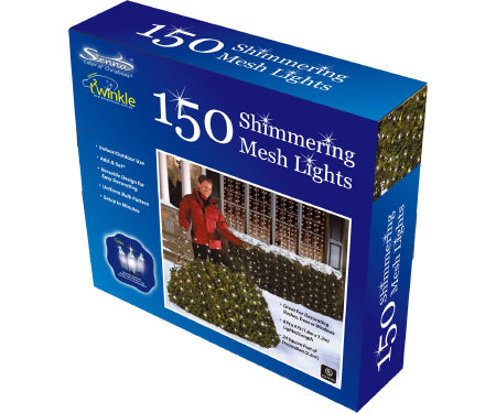 Light Shimmer Mesh 150 Clear