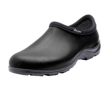 Garden Shoe Mn Leather Blck 12