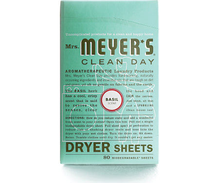 DRYER SHEETS BASIL