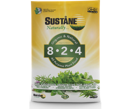 Organic Fert 8-2-4 Lawn 20# Each-Warehouse Only Item