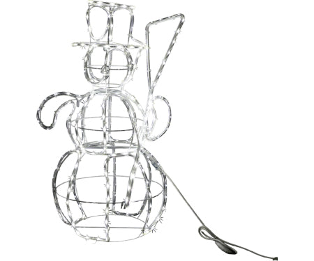 36" Snowman White Rope Light