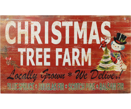Christmas Tree Farm Plaque