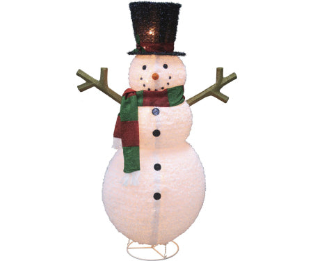 60" Fluffy Snowman