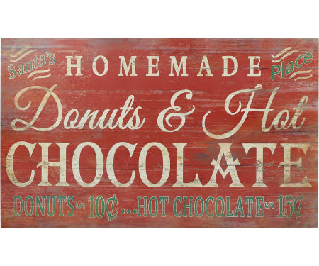 Donuts And Chocolate Plaque