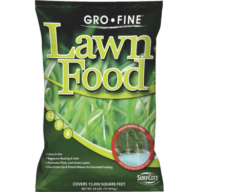 Grofine Lwn Fd 32-0-4 15m 39# Lawn Fertilizer