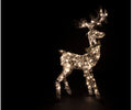47" Rattan Standing Buck 70 LED Lights