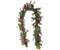 Garland 6' Pinecone Berry Ornament With 30 Lights