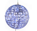 12"D Glitter Ball 50 LED Cool White Fairy Lights