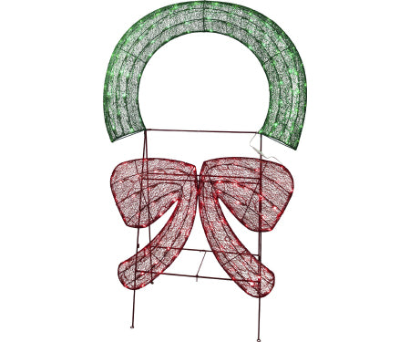 48" Crystal Wreath Stake