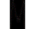 LED Comp Cherry 500 Multi Twinkle 36' Black Wire