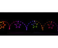 10' Tape Light Pathway Arch With Star 5 Piece