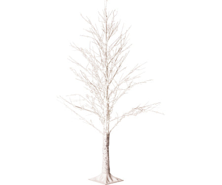 5'H White Tree 560 Warm White Led Fairy Lights 10% Twinkle