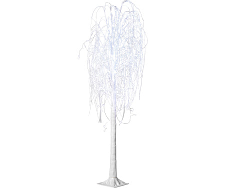 6'H Willow Tree 320 Led Fairy Lights Cool White, 20% Twinkle
