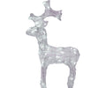 LED Acrylic Deer 2' Coolwhite Flashing Effect Trans. Wire