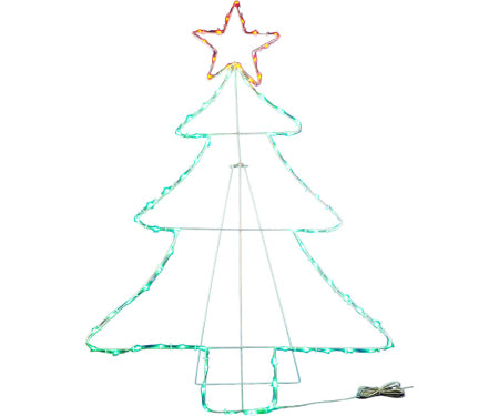 40" 2D Tree With Star