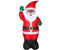 76" Airblown African Santa Opp