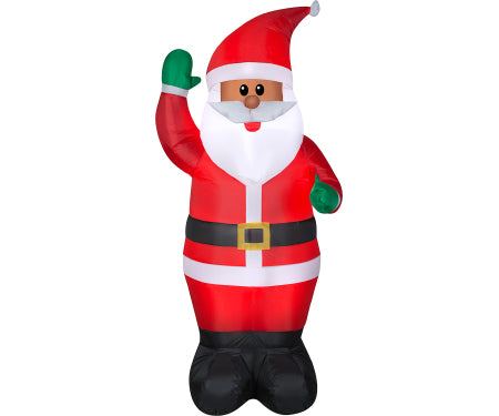 76" Airblown African Santa Opp
