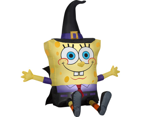Airblown Spongebob As Witch Small Nickelodeon