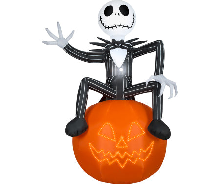 Airblown Jack On Pumpkin Lightshow