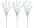 29"H Tree Branch 60 Blue LED Twinkling, Set 3